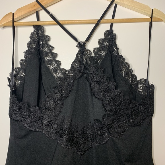 NWOT ASTR black stretch lace bodysuit XL - Picture 5 of 9